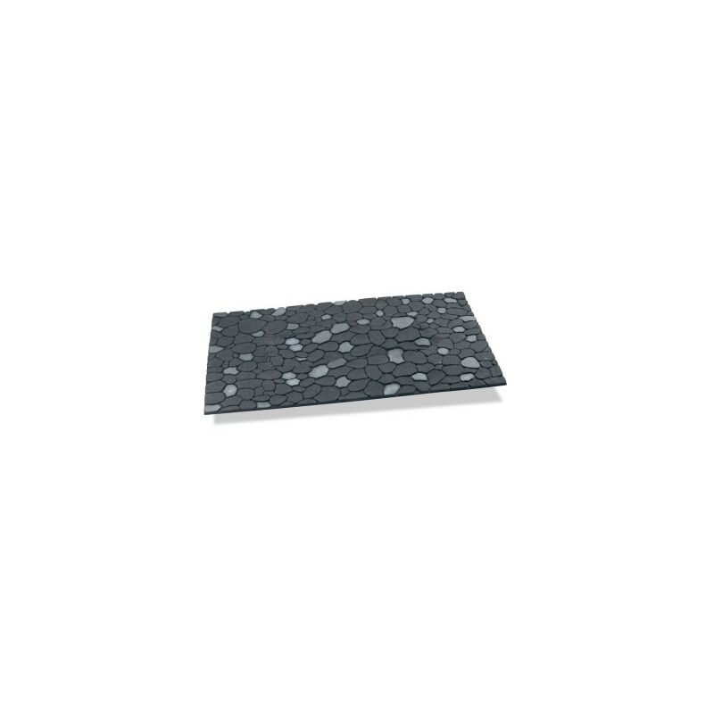 foto del prodotto zerbino hidalgo grigio gomma 45 x 75 cm 75 x 45 cm pietra