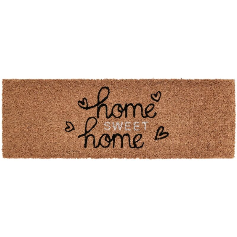 foto del prodotto zerbino in fibra di cocco home sweet home 25 x 75 cm