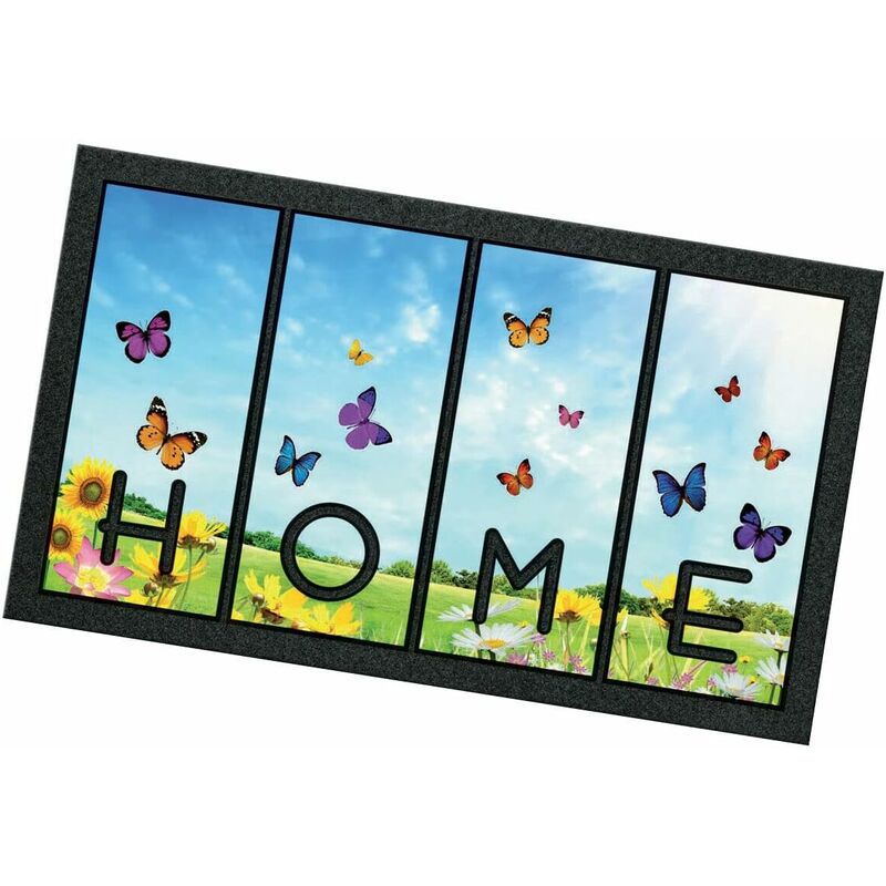 foto del prodotto zerbino ingresso 40x70 asciugapassi antiscivolo moderno 100 made in italy b