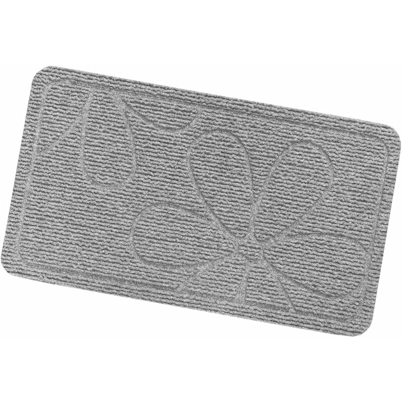 foto del prodotto zerbino ingresso assorbente antiscivolo asciugapassi interno esterno 100 made in italy grigio