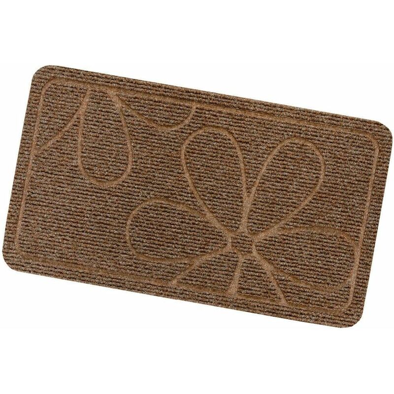 foto del prodotto zerbino ingresso assorbente antiscivolo asciugapassi interno esterno 100 made in italy marrone