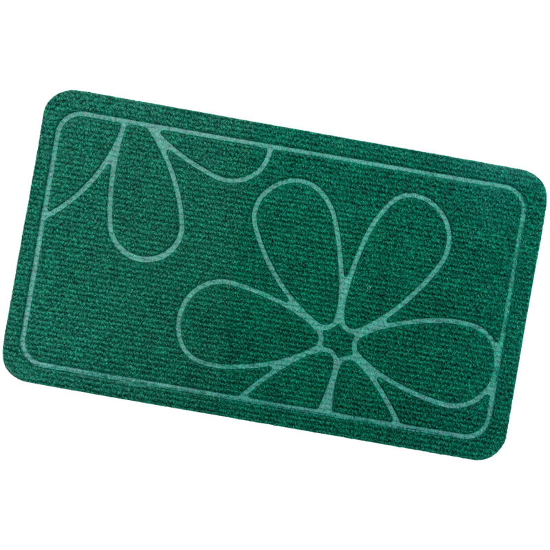 foto del prodotto zerbino ingresso assorbente antiscivolo asciugapassi interno esterno 100 made in italy verde