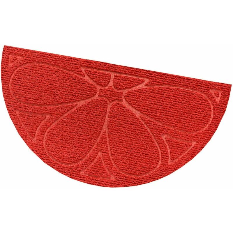 foto del prodotto zerbino ingresso porta morbido asciugapassi assorbente antiscivolo 100 made in italy rosso