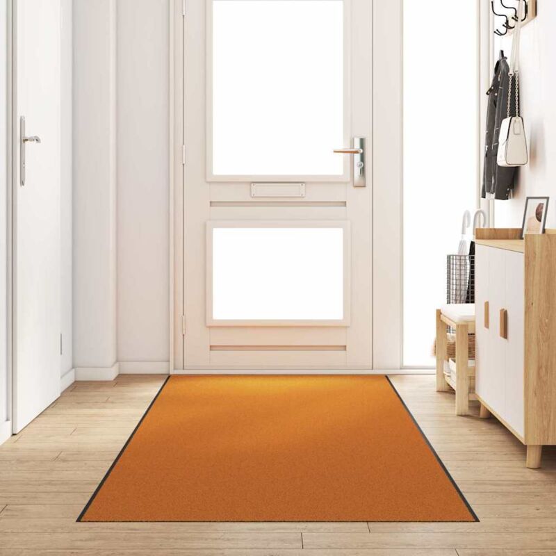 foto del prodotto zerbino lavabile arancione 120x400 cm vidaxl