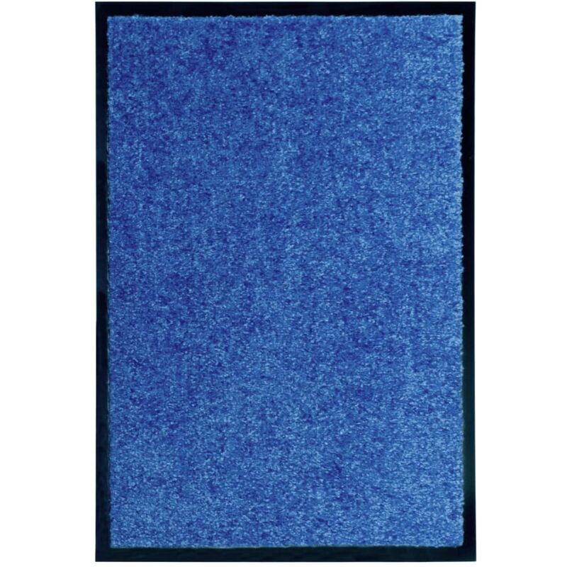 foto del prodotto zerbino lavabile blu 40x60 cm vidaxl