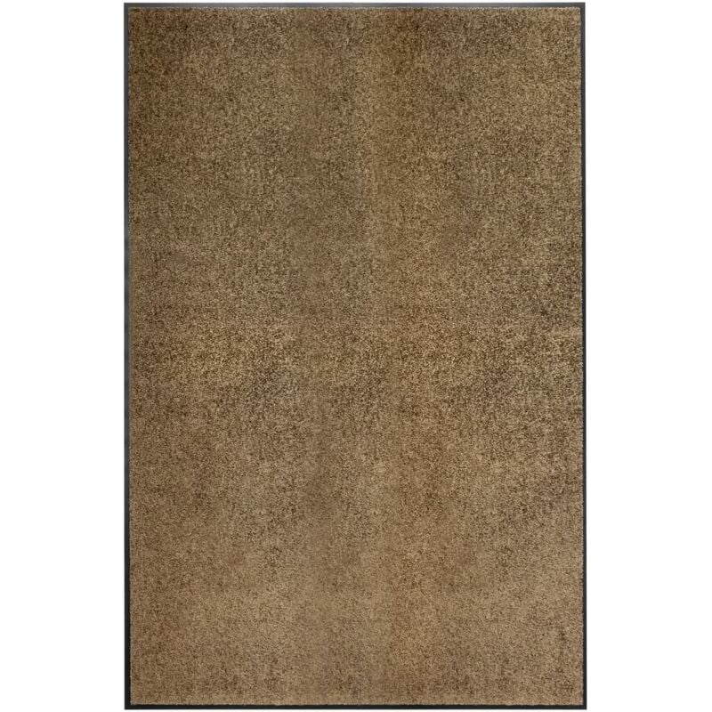 foto del prodotto zerbino lavabile marrone 120x180 cm - vidaxl