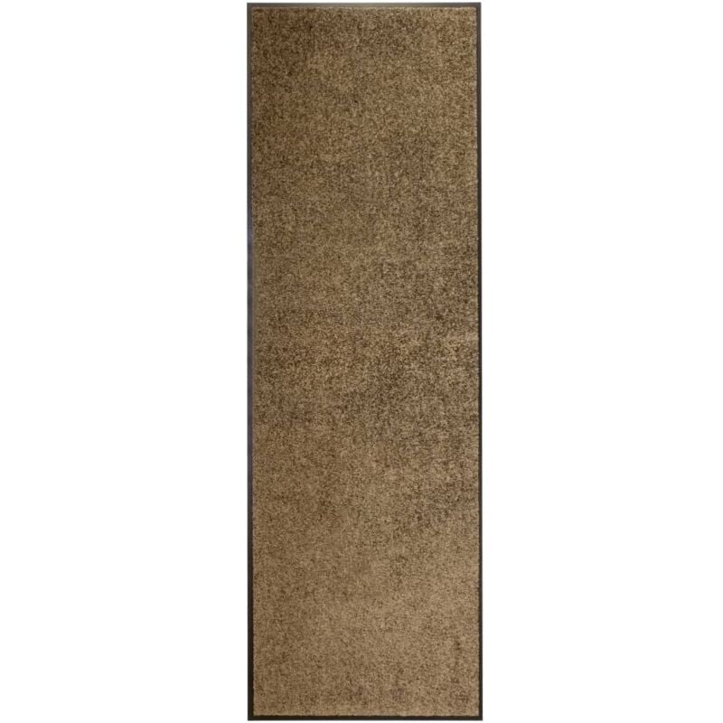 foto del prodotto zerbino lavabile marrone 60x180 cm vidaxl