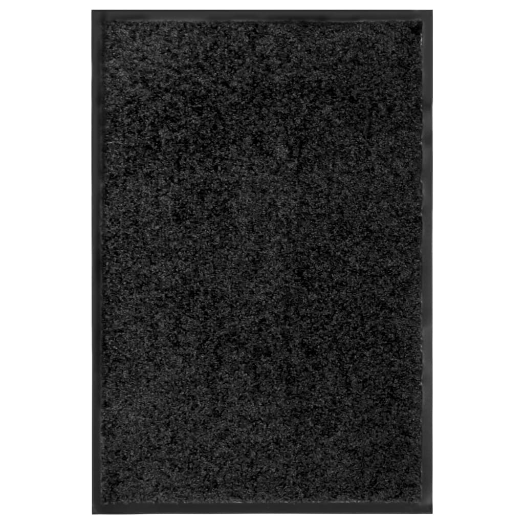 foto del prodotto zerbino lavabile nero 40x60 cm cod mxl 46272