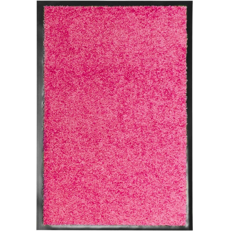 foto del prodotto zerbino lavabile rosa 40x60 cm vidaxl