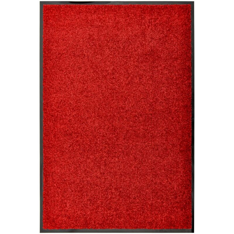 foto del prodotto zerbino lavabile rosso 60x90 cm vidaxl