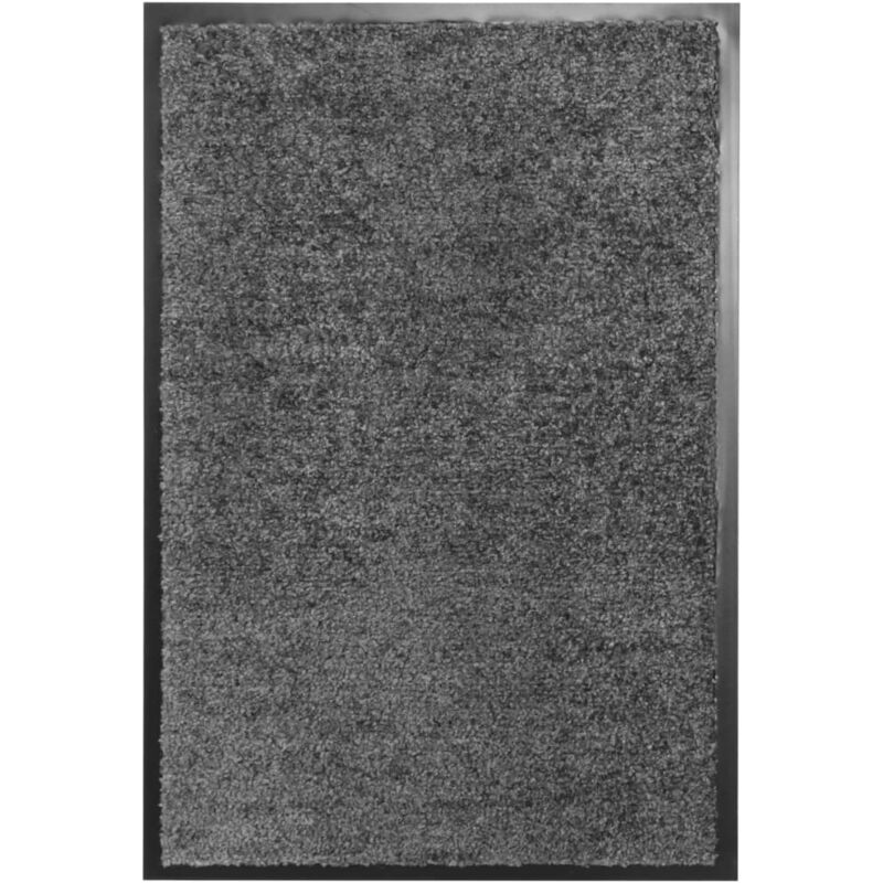 foto del prodotto zerbino lavabile zerbine interno ed esterno antracite vari dimensioni dimensioni 40x60 cm