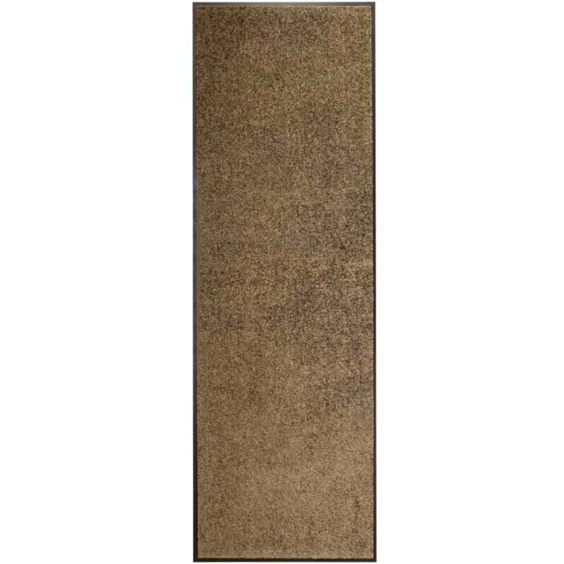 foto del prodotto zerbino lavabile zerbine interno ed esterno marrone vari dimensioni dimensioni 60x180 cm