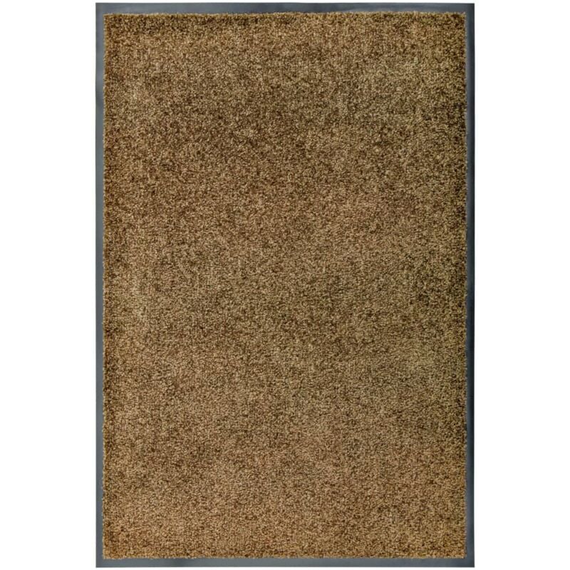 foto del prodotto zerbino lavabile zerbine interno ed esterno marrone vari dimensioni dimensioni 60x90 cm