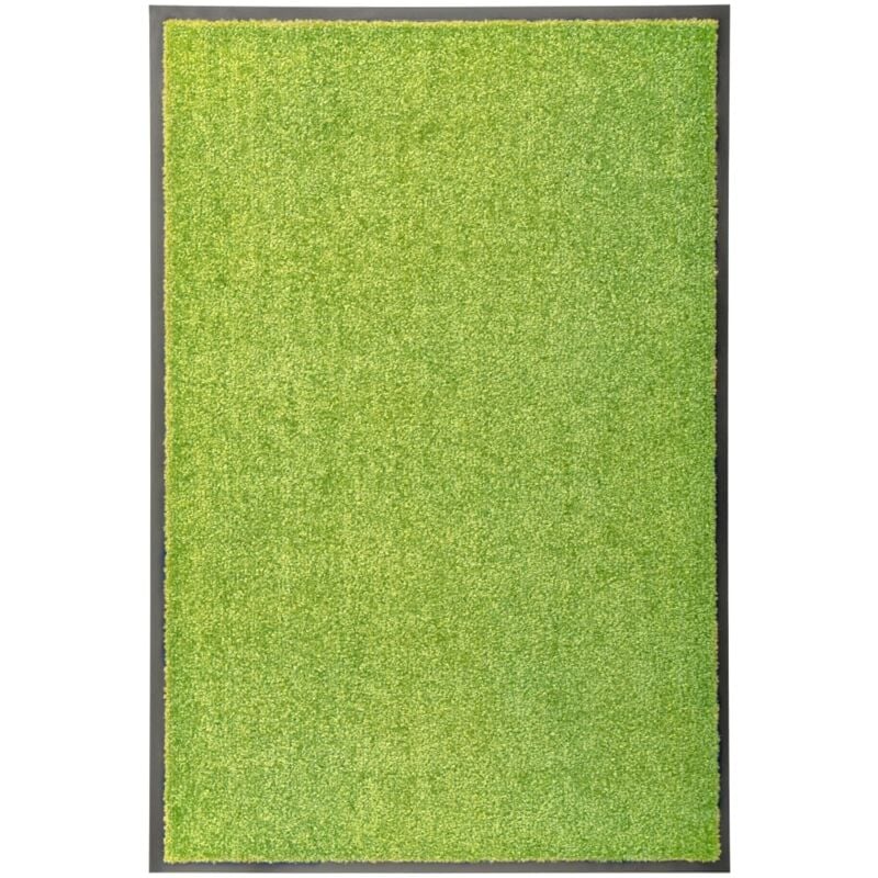 foto del prodotto zerbino lavabile zerbine interno ed esterno verde vari dimensioni dimensioni 60x90 cm