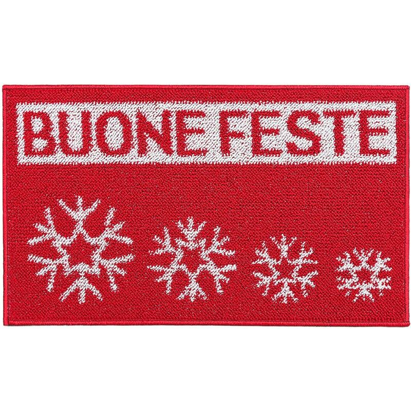 foto del prodotto zerbino natale asciugapassi natalizio ingresso interno esterno antiscivolo 100 made in italy b