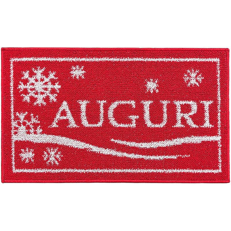 foto del prodotto zerbino natale asciugapassi natalizio ingresso interno esterno antiscivolo 100 made in italy d