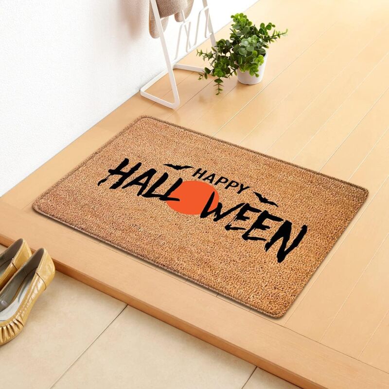 foto del prodotto zerbino per porta di halloween, zerbino antiscivolo per bagno, zerbino lavabile, zerbino di benvenuto di halloween per porta d ingresso interna