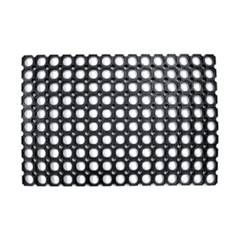 foto del prodotto zerbino robustus componibile pvc nero cm40x70. prezzo per 1 pezzo.