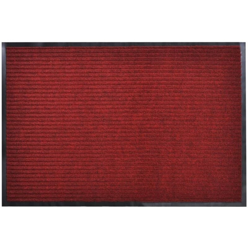 foto del prodotto zerbino rosso in pvc 90 x 120 cm vidaxl