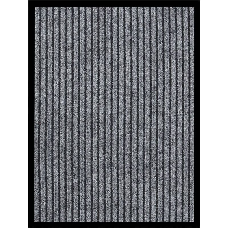 foto del prodotto zerbino striato grigio 40x60 cm vidaxl