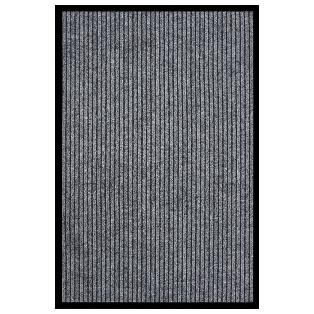 foto del prodotto zerbino striato grigio 80x120 cm