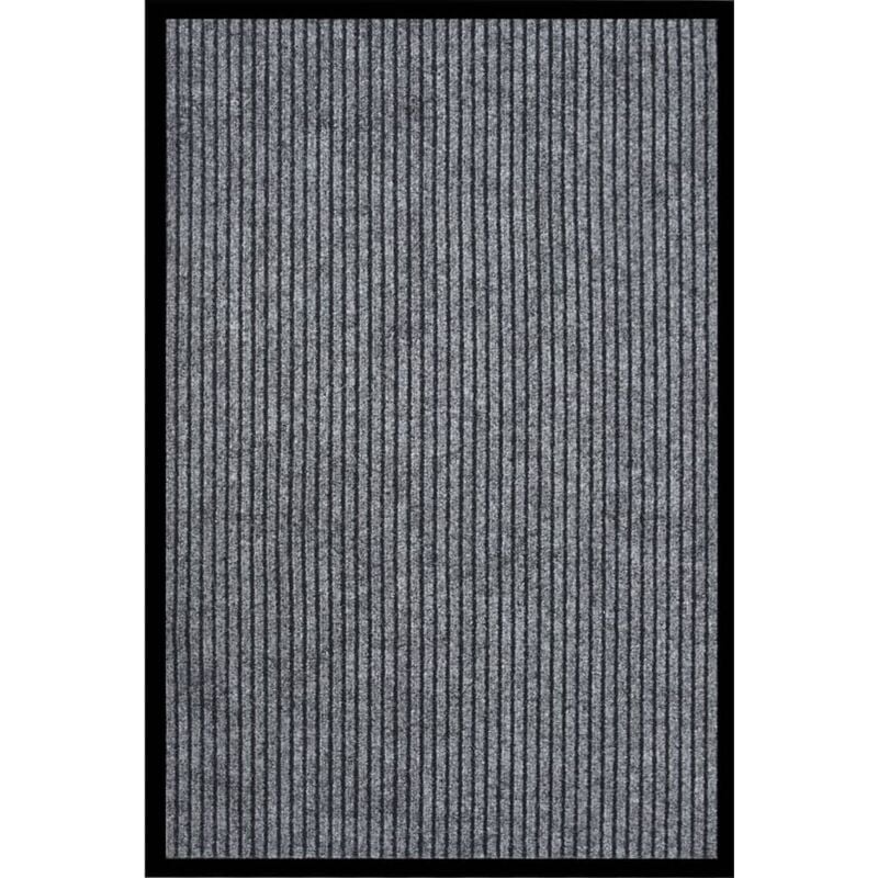 foto del prodotto zerbino striato grigio 80x120 cm vidaxl