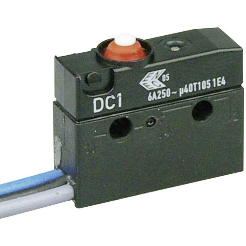 foto del prodotto zf dc1c c3aa microinterruttore dc1c c3aa 250 v ac 6 a 1 x on on ip67 momentaneo 1 pz.