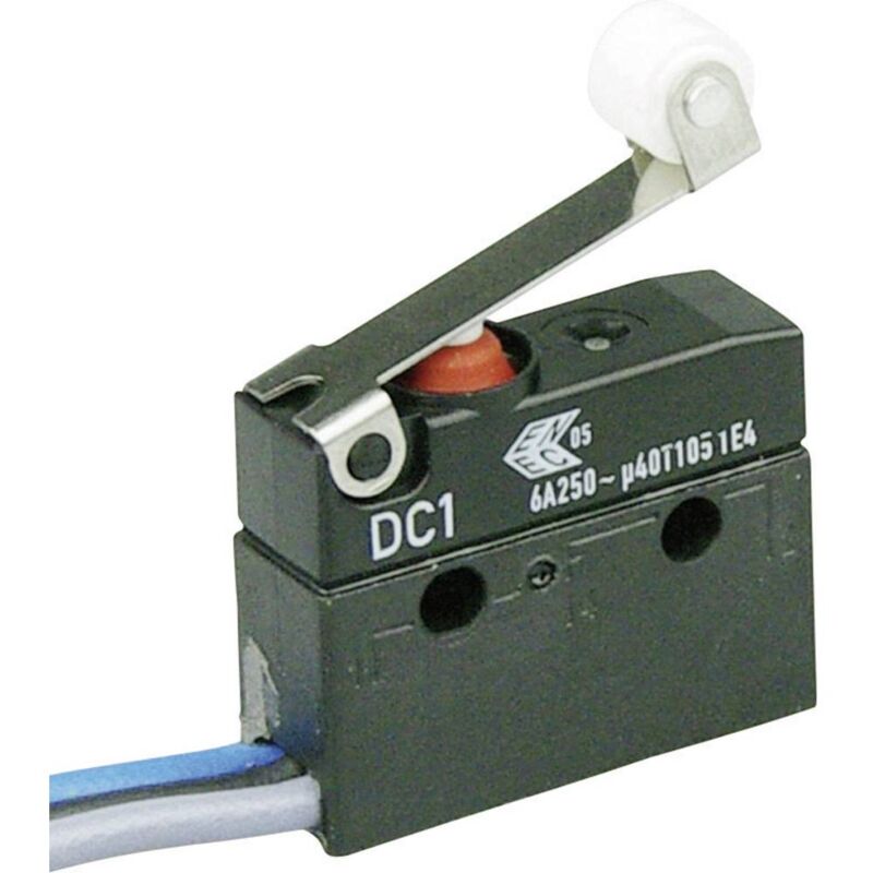 foto del prodotto zf dc1c c3rb microinterruttore dc1c c3rb 250 v ac 6 a 1 x on on ip67 momentaneo 1 pz.