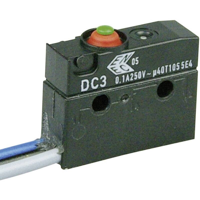 foto del prodotto zf dc3c c3aa microinterruttore dc3c c3aa 250 v ac 0.1 a 1 x on on ip67 momentaneo 1 pz.