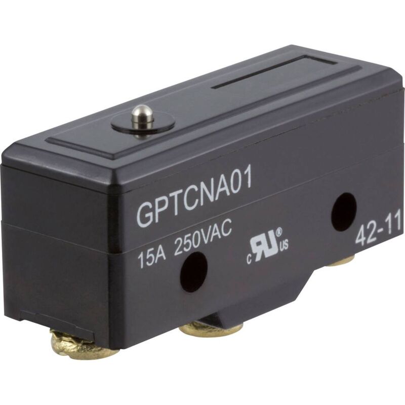 foto del prodotto zf gptcna01 microinterruttore gptcna01 250 v ac 15 a 1 x on on momentaneo 1 pz.