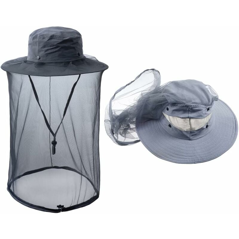 foto del prodotto zffxh zanzara testa di insetto cappello da pesca cappello da ape cappello da velo da apicoltura cappuccio da velo da insetto volante