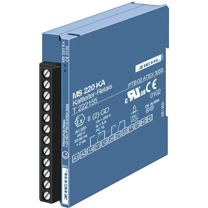 foto del prodotto ziehl rel protezione motore con termistore msr 220 ka numero uscite rel 2