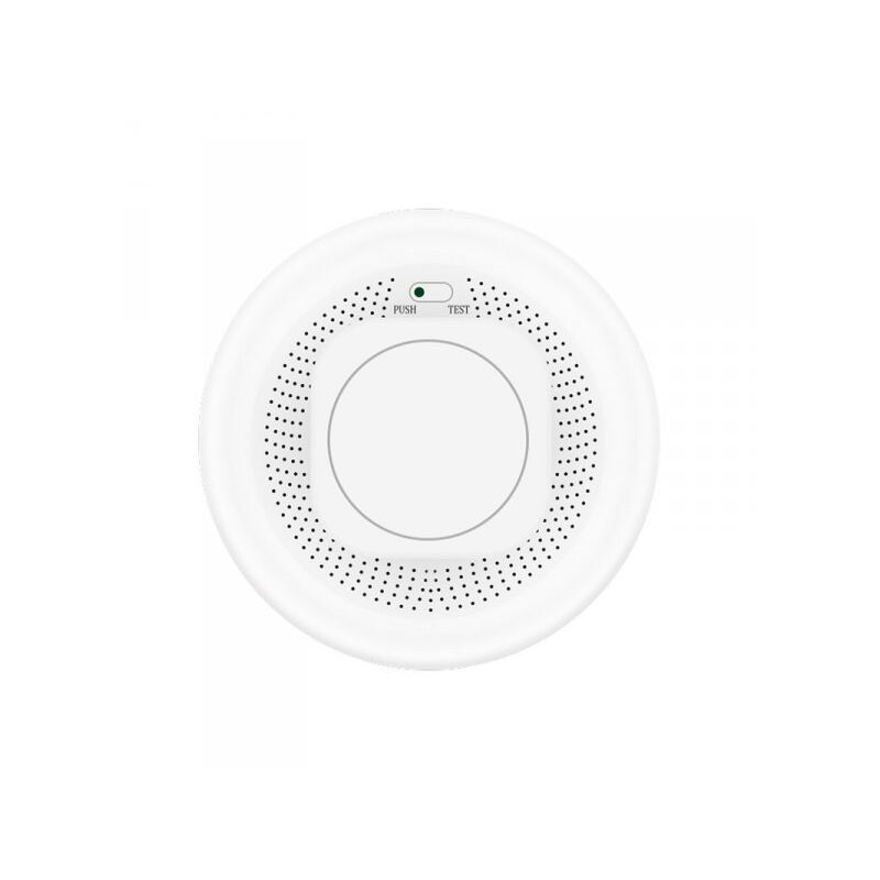 foto del prodotto zigbee sensore fumo rilevatore di incendio allarme antincendio con sensore fotoelettrico indipendente