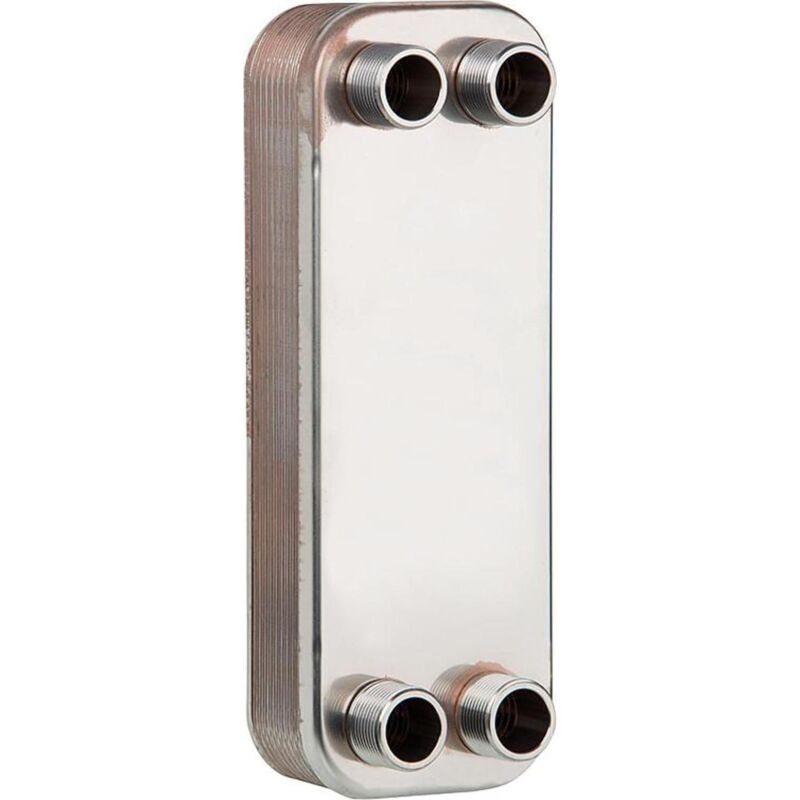 foto del prodotto zilmet scambiatore saldobrasato a 20 piastre flusso parallelo attacchi 1 pollice 17b2502004