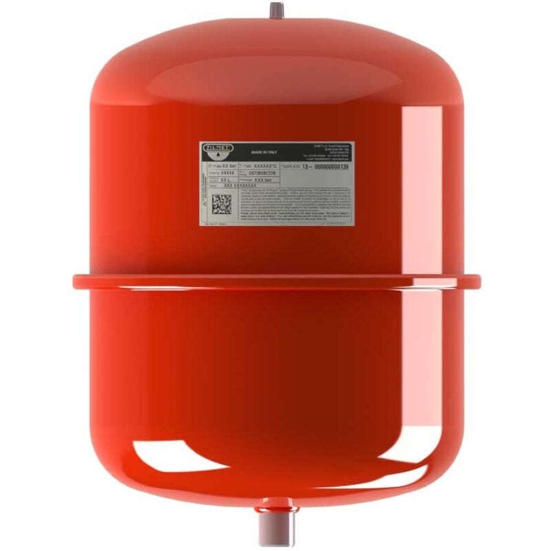 foto del prodotto zilmet vaso di espansione da 18 litri cal pro 18 max pressione 4 bar raccordo 3 4 per riscaldamento 1300001800