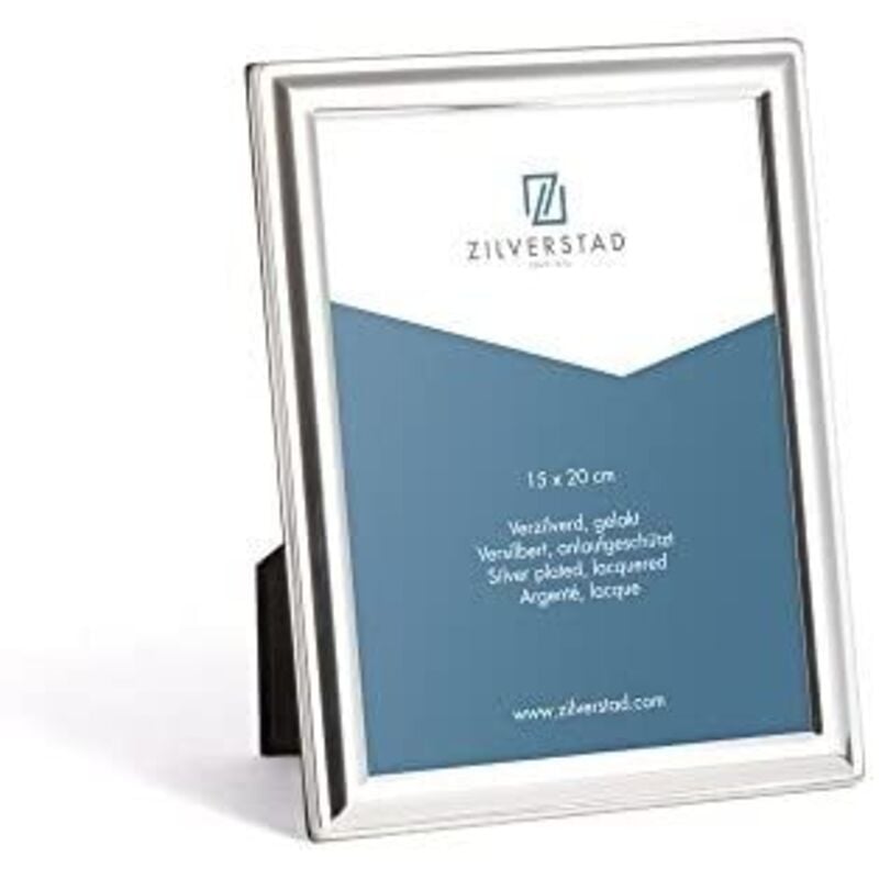 foto del prodotto zilverstad - portafoto kansas 15x20 cm, ferro, argento, 1.7 x 17.8 x 22.8 cm