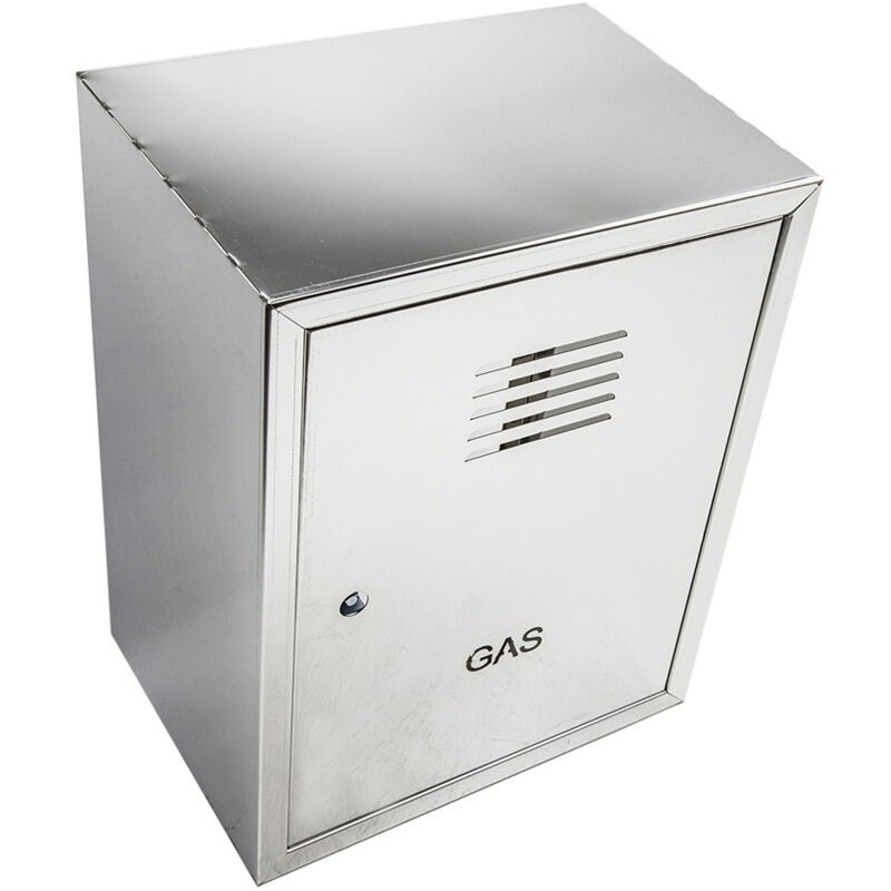 foto del prodotto zinco group cassetta cassonetto contenitore inox per contatore gas, scegli se h 70 x l 50 x p 25cm