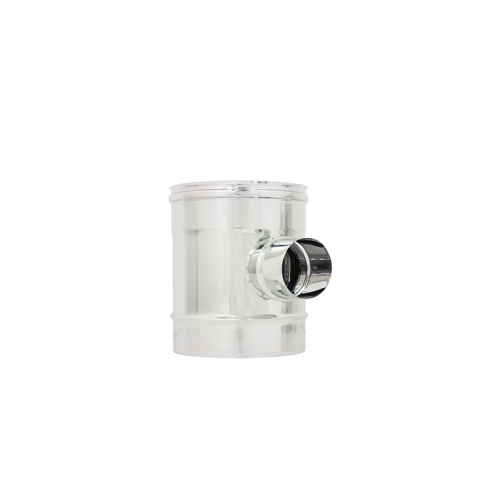 foto del prodotto zinco group raccordo inox a t braga mf da 120mm codino ridotto m 80mm aisi 304