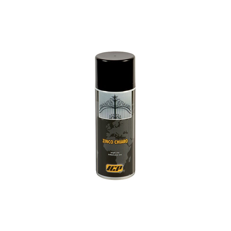 foto del prodotto zinco spray chiaro zincatura a freddo antiruggine icp 400 ml