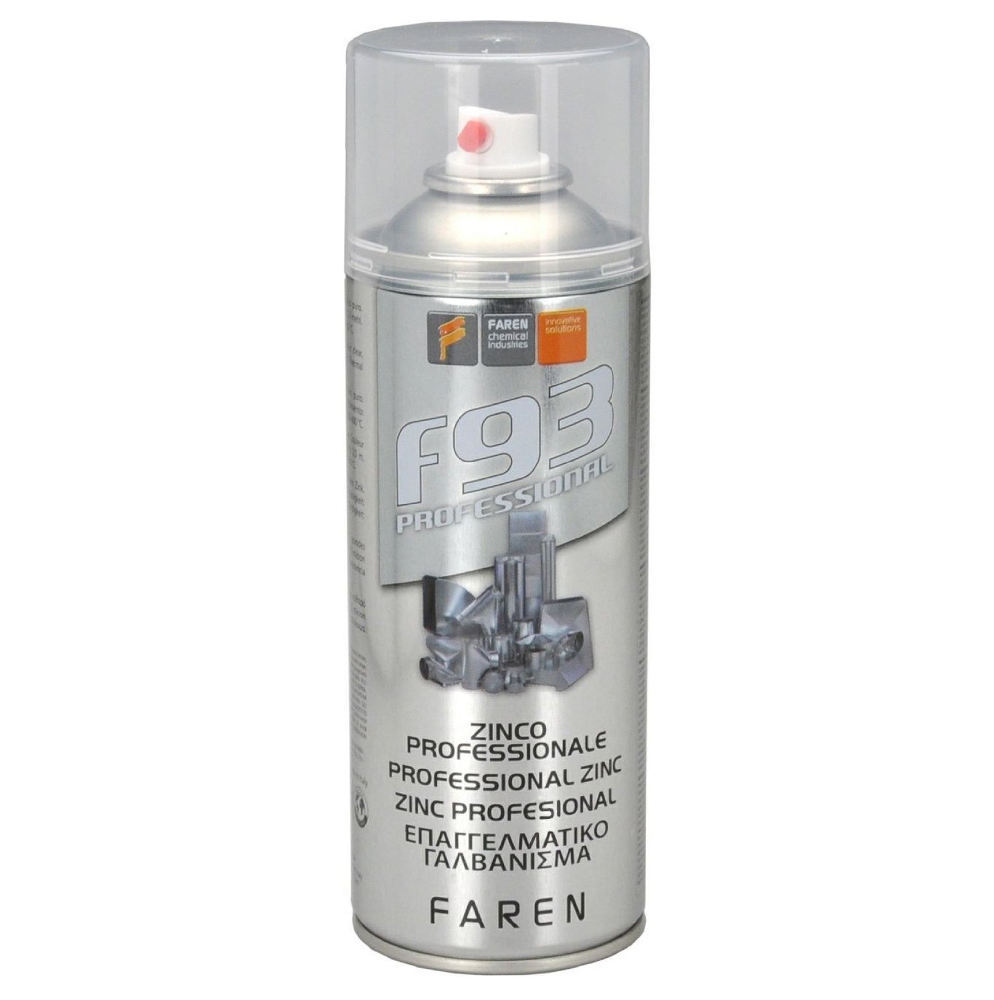 foto del prodotto zinco spray zincante freddo professionale 12pz faren f93 da 400ml alluminio