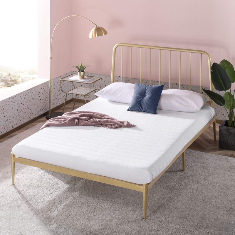 foto del prodotto zinus materasso in memory foam quilted 160 x 190 cm altezza 13 cm materasso arrotolabile oeko tex