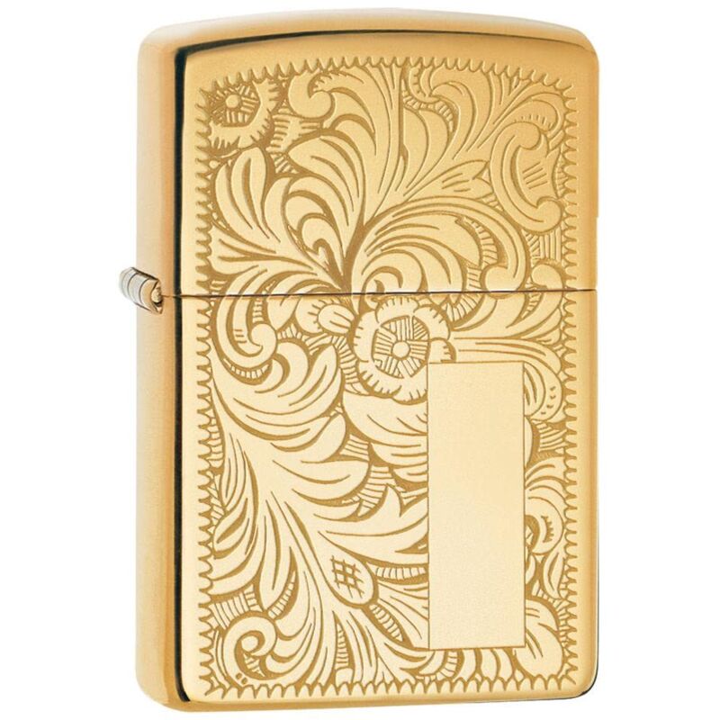 foto del prodotto zippo accendino ricaricabile originale veneziano brass ottone 352b