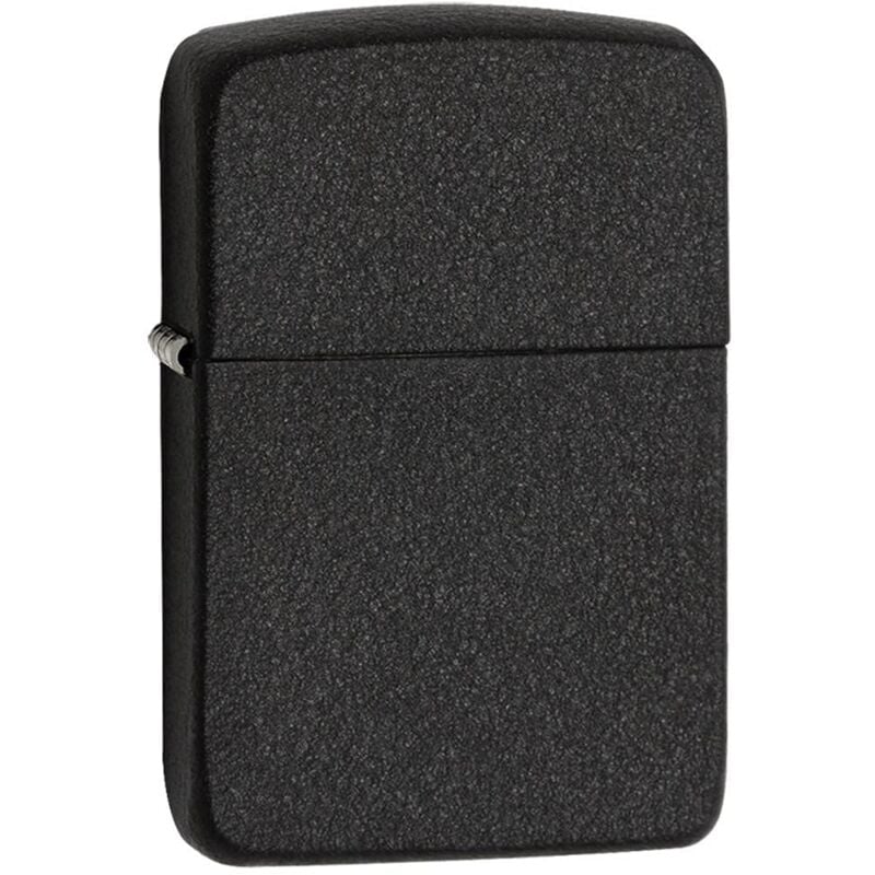 foto del prodotto zippo benzina accendino ricaricabile antivento, ottone, nero, 5.70 x 3.70 x 1.20 cm