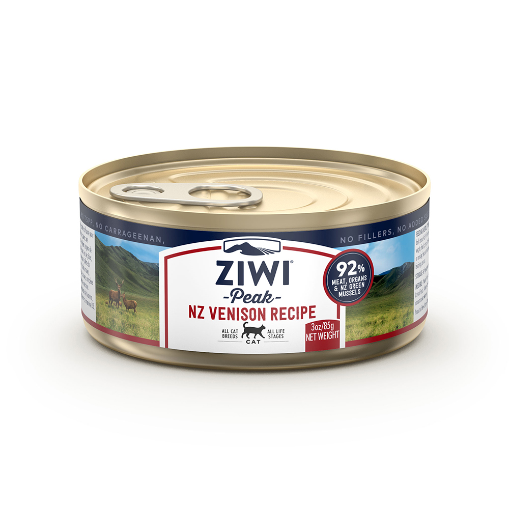 foto del prodotto ziwi peak 6 x 85 g alimento umido per gatti cervo