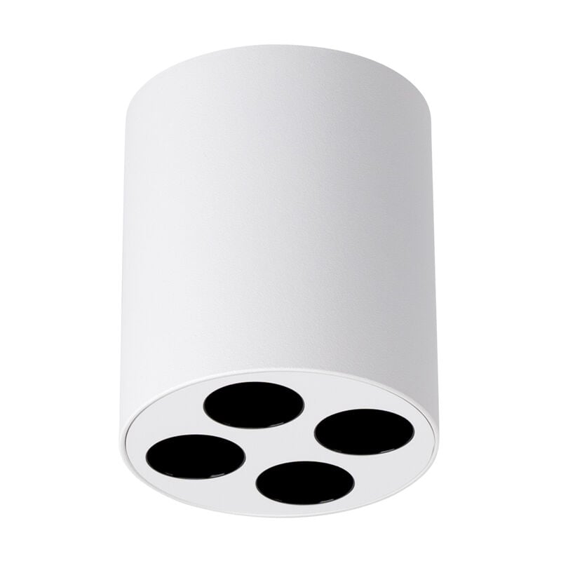 foto del prodotto zoe downlight rotondo minimalista a montaggio su superficie bianco - sollux