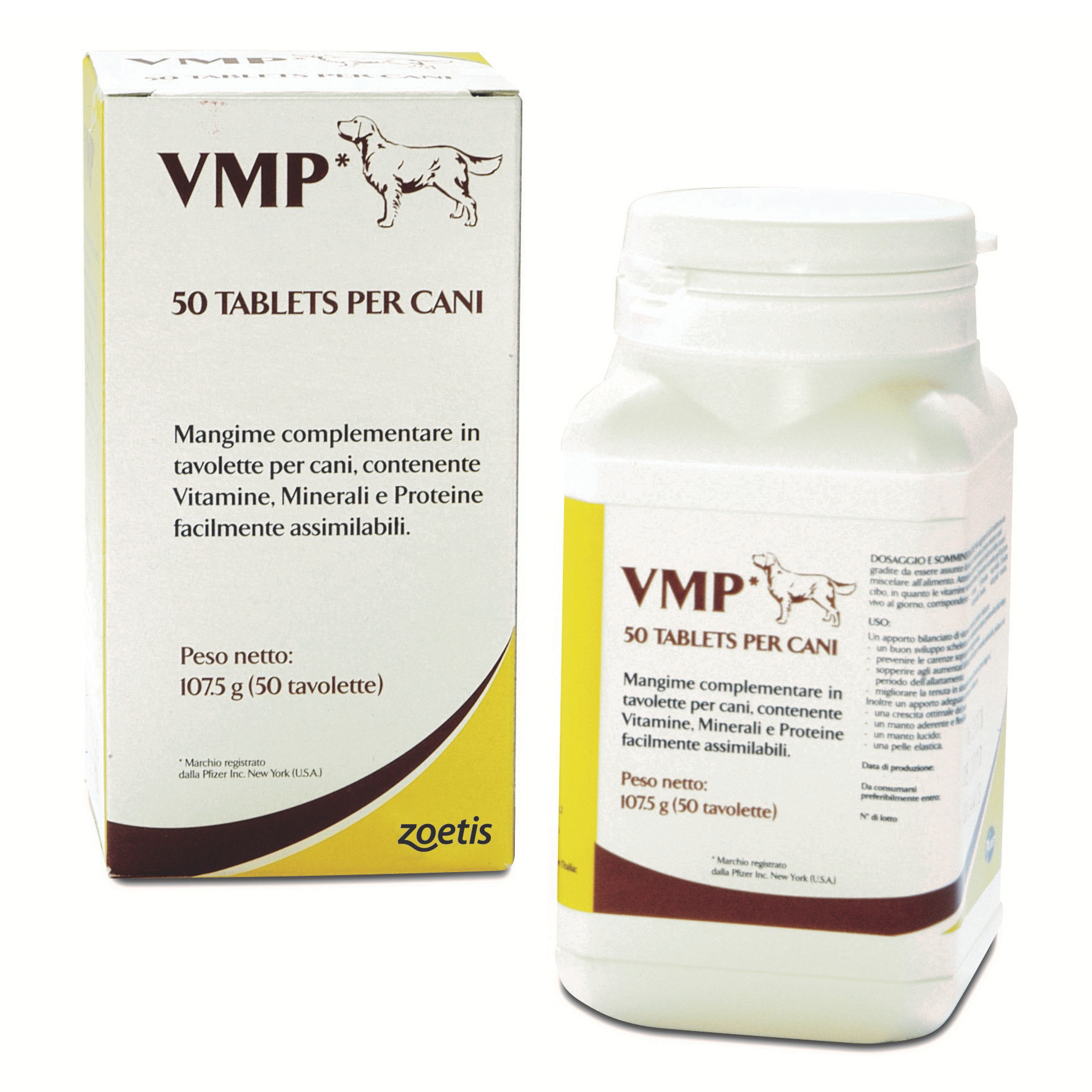 foto del prodotto zoetis italia vmp cani 50 tavolette