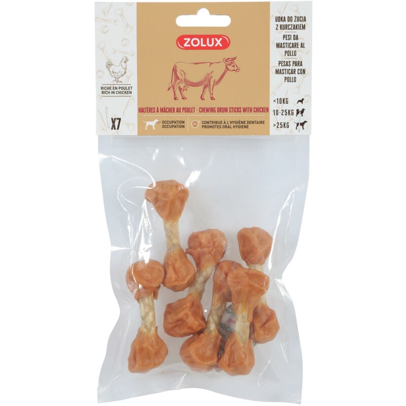 foto del prodotto zolux manubri da masticare al pollo 7 pz