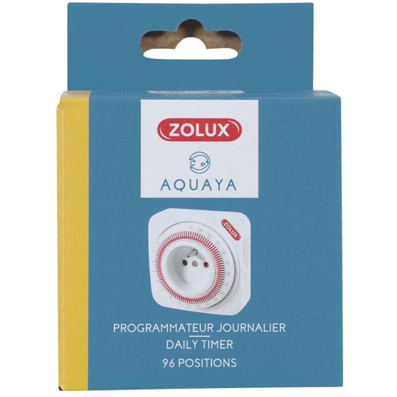 foto del prodotto zolux timer elettronico giornaliero 24 ore presa schuko massimo carico 3500watt