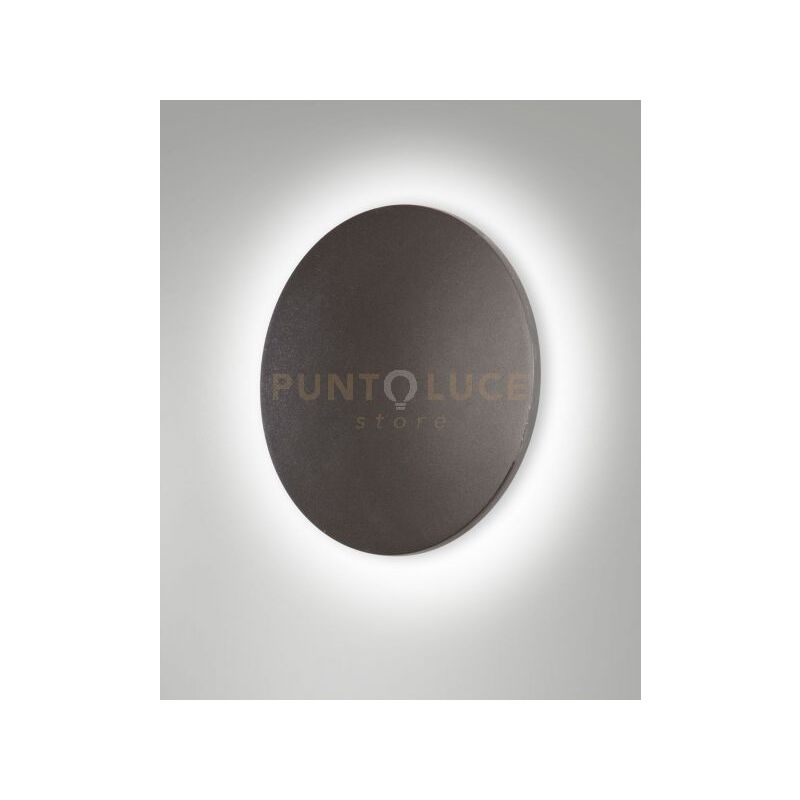 foto del prodotto zon applique da esterno a led 12w 3000k 1356lm grigio scuro ip65