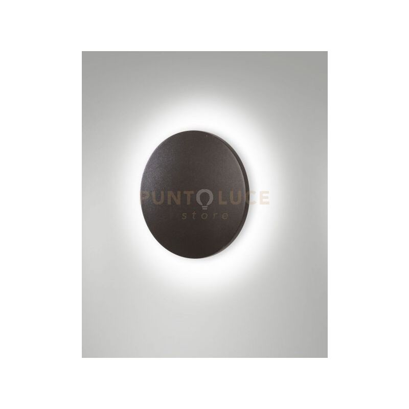 foto del prodotto zon applique da esterno a led 9w 3000k 1017lm grigio scuro ip65